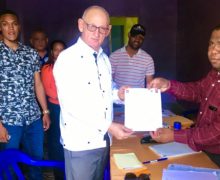 VIRGILIO LÓPEZ AZUÁN INSCRIBE SU PRECANDIDATURA PARA ALCALDE DE AZUA