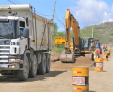 En Visita Sorpresa, Danilo Medina constata buena marcha construcción carreteras Navarrete-Puerto Plata y Turística Gregorio Luperón
