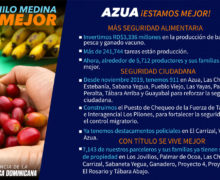 La Presidencia de la República informa que la provincia de Azua está mejor  ahora que en el 2012