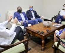 Milagros Germán visita a Roberto Rodríguez Marchena; avanza transición en DICOM