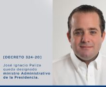 Decreto 324-20] José Paliza queda designado por el presidente Luis Abinader como nuevo ministro Administrativo de la Presidencia.
