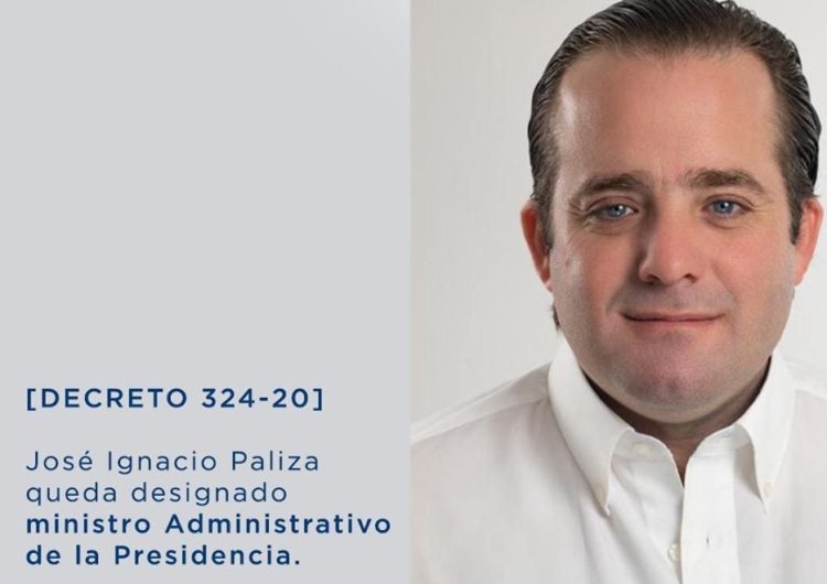 Decreto 324-20] José Paliza queda designado por el presidente Luis Abinader como nuevo ministro Administrativo de la Presidencia.