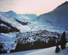 La navidad llegó de la mano de grandes nevadas en Suiza