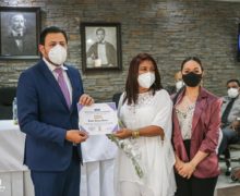 Yudelis Méndez Medina, Orgullo Ocoeño. Agradece al Alcalde Aneudy Ortiz Sajiún y al Concejo de Regidores el  Reconocimiento en el Día Internacional de la Mujer.