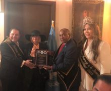 Reconocen en Las Naciones Unidas  al Dr. Amín Cruz y a la Lic. Araceli Aguilar por sus grandes aporte al periodismo.