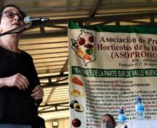 Yudelis Méndez Medina  pide a los Ocoeños  apoyar la  marcha  de los productores de La Horma.