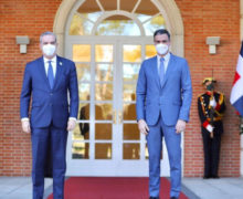 Presidentes de RD y España se reúnen esta mañana en el  Palacio de la Moncloa.