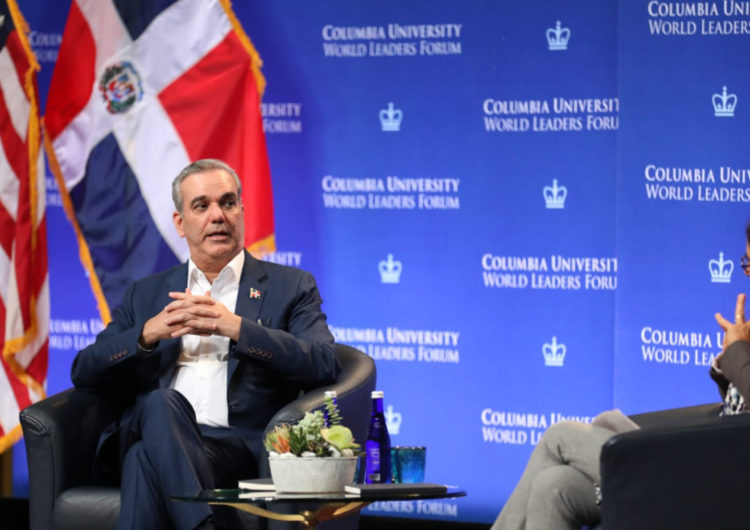 Presidente Luis Abinader reitera ante estudiantes de la Universidad de Columbia, Nueva York,  que la seguridad de todos los dominicanos está por encima de todo