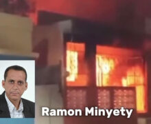 Fuego consume casa del periodista Ramón Minyety