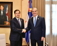 Presidente Luis Abinader recibe al secretario de Estado de los Estados Unidos, Marco Rubio