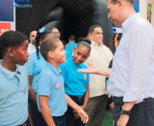 INDOTEL instala Domo tecnológico en el Parque Duarte de Azua, por motivo de las Fiestas Patronales AZUA-2025