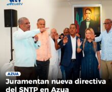 Cristian Daniel Ramírez asume como secretario general del SNTP Azua