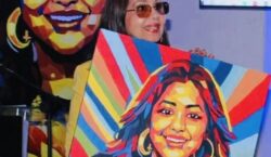 OLGA LARA ES INVITADA POR AMIGOS AZUANOS.